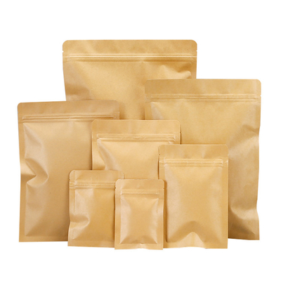 comprar Papel Kraft à prova d'água Bolsas com fecho de fecho Flat Customized Aluminium Foil Forrado online manufacture