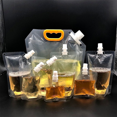 comprar Bolsas de plástico de qualidade alimentar com bocal para armazenar bebidas e líquidos online manufacture
