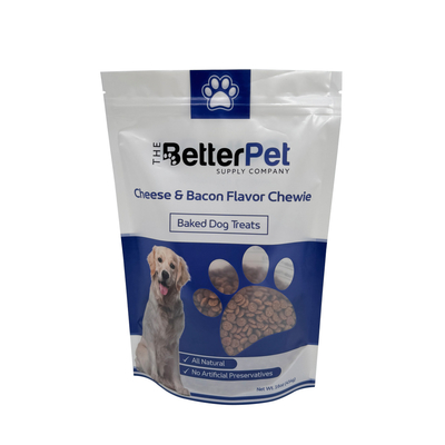comprar 16oz de plástico reciclável de cães trata de bolsas personalizadas de comida para cães com fecho e janela online manufacture