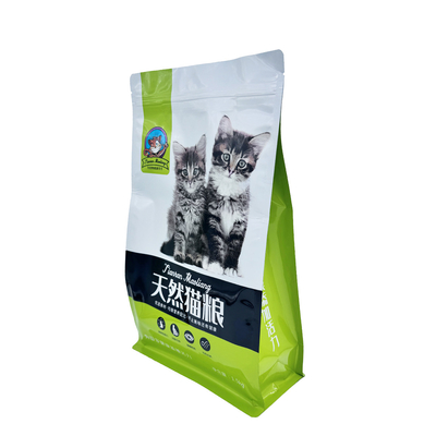 comprar Logotipo personalizado Pesado Largo Sacos de Alimentos para Animais de Criança com Fundo Flat Com Zipper Para Alimentos Secos para Animais de Criança Embalagem de Alimentos para Gatos online manufacture
