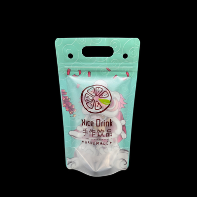 comprar Bolsas de bebida transparentes de plástico reutilizáveis com buracos de palha e buracos pendurados para adultos Fit Smoothie Ice Drink Frutas online manufacture