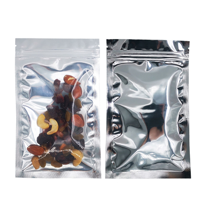 comprar Fecho térmico hermético Alumínio Standing pouch Folha de Mylar para armazenamento de alimentos com fecho de fecho e entalhes online manufacture