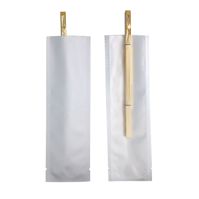 comprar Larga Frente Matte Clear Back Silver Metal Aluminium Foil Laminated Vacuum Sealable Mylar Pouch Bags com Tear Notch online manufacture