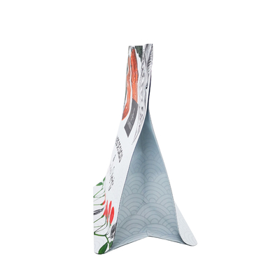comprar Impressão UV Bolsas de fundo plano com ziplock parcial brilhante para embalagens alimentares online manufacture