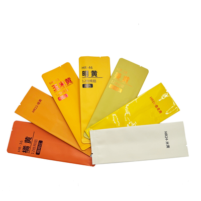 comprar Cor amarela à prova de odor hermético mate Mylar volta calor selável lado Gusset bolsa de alumínio para chá online manufacture