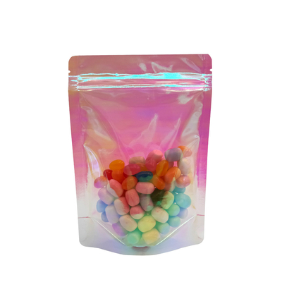 comprar Bolsas em pé de cor rosa com fecho para embalagem de alimentos, doces, acessórios. online manufacture