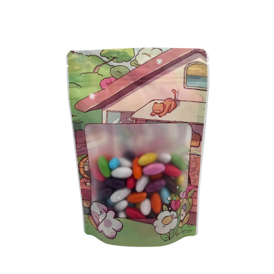 comprar Bolsas para embalagens de alimentos recicláveis com design personalizado de janela e fechadura online manufacture
