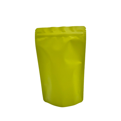 comprar Folha revestida de verde fosco Saco vertical com fecho para grãos de café Embalagens de folhas de chá online manufacture