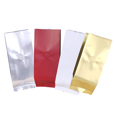 comprar Sacos de café de quatro lados com válvula 1lb 2lb barreira de oxigénio à prova de umidade online manufacture
