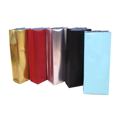 comprar Sacos de café de fundo plano dobrados com válvula para embalagem de folhas de chá de grãos de café online manufacture
