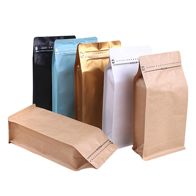 comprar Impressão personalizada 500g Humeur Proof Square Bottom Coffee Bags with Zipper for Coffee Bean Ground Coffee Packaging online manufacture