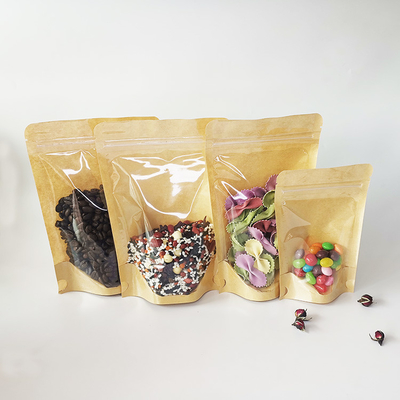 comprar Sacos de papel kraft com ziplock de 150 microns, sacos de bolsas. online manufacture