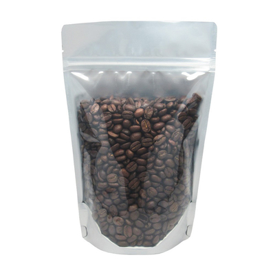 comprar Folha de prata frontal transparente Stand up pouch alumínio selo térmico gravura canister impresso online manufacture