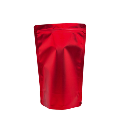 Bolsas de plástico de alumínio revestidas de vermelho fosco
