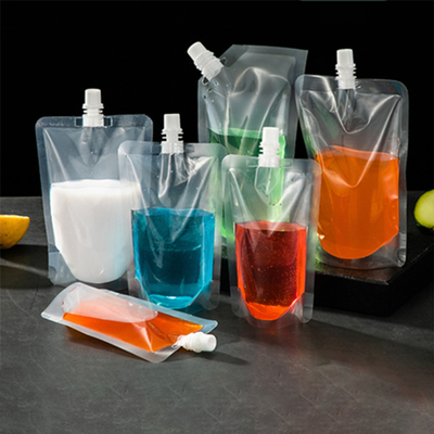 Customizavel Stand Up Spouted Stand Up Pouches para Bebidas Água líquida Suco Leite bebida